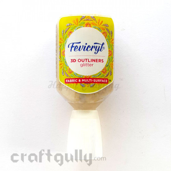 Fevicryl 3D Outliner - Glitter Gold