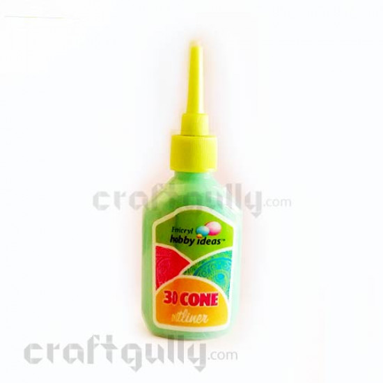 Fevicryl 3D Cone Outliner - Pearl Green