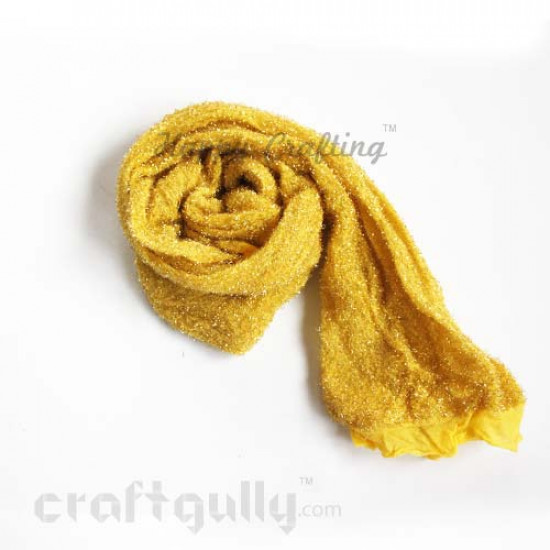 Stocking Cloth - Shimmer - Yellow With Golden