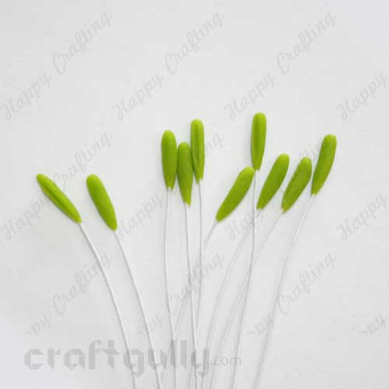 Pollen - Lily Stamen - Green - Pack of 10