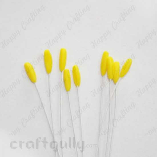 Pollen - Lily Stamen - Yellow - Pack of 10