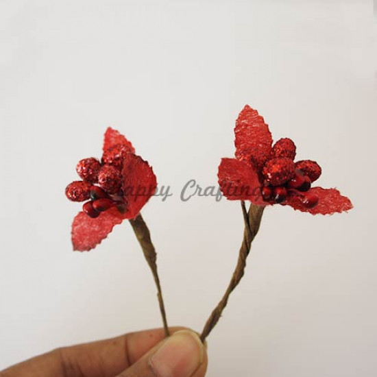 Pollen - Stamen Cluster - Red - Pack of 2