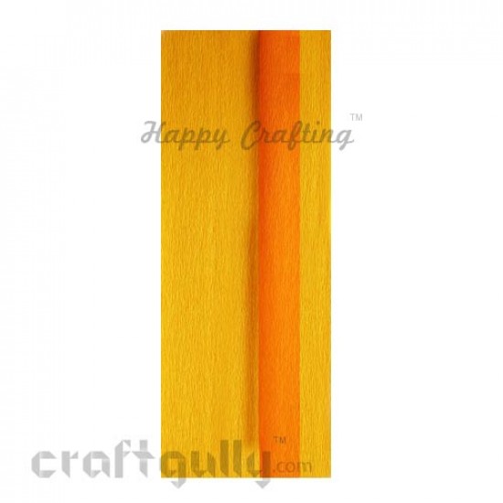 Duplex Paper 18 inches - Golden Yellow & Sunflower Yellow - 1 Sheet