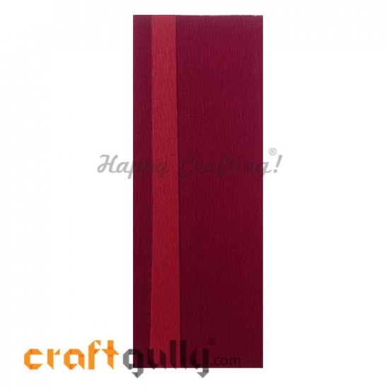 Duplex Paper 21 inches - Dark Red & Red - Pack of 1
