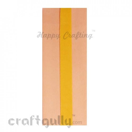 Duplex Paper 30 inches - Peach & Sunflower Yellow - Pack of 1