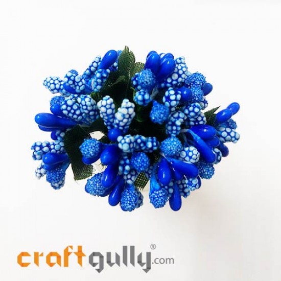 Pollen - Stamen Cluster - Royal Blue - Pack of 10