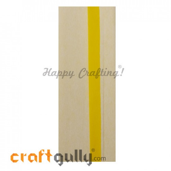 Duplex Paper 38 inches - Bright Yellow & Off White - Pack of 1