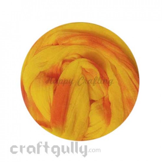 Stocking Cloth - Shaded - Golden Yellow & Orange
