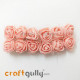 Artificial Flowers Foam 20mm - Rose - Peach - Pack of 12