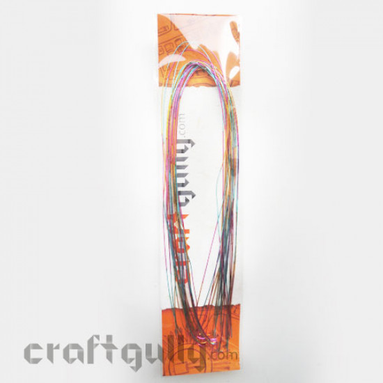Foil-Coated Wires 20g - Multi Colored - Pack of 10