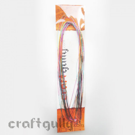 Foil-Coated Wires 22g - Multi Colored - Pack of 10