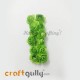 Paper Flowers 18mm - Rose - Green - 12 Roses Paper Flowers 18mm - Rose - Green - 12 Roses