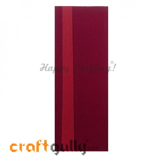 Duplex Paper 19 inches - Dark Red & Red - Pack of 1