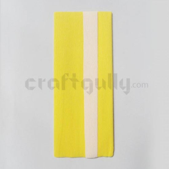 Duplex Paper 21 inches - Light Yellow & Off-White - Pack of 1