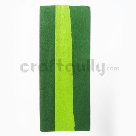 Duplex Paper 16 inches - Dark Green & Bright Green - 1 Sheet