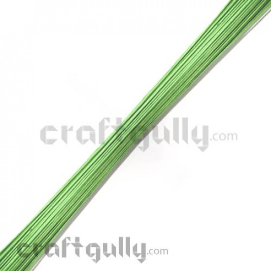 Pre-taped Wire - Light Green (28 Gauge)