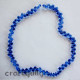 Glass Beads 8mm - Drop - Blue - 50 beads