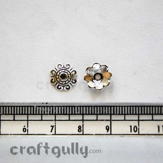 Bead Caps 10mm - Filigree #1 - Pack of 6