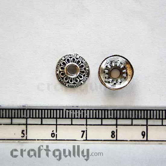 Bead Caps 12mm - Dome - Filigree #4 - Pack of 6