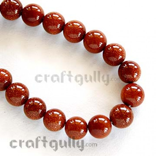 Beads 10mm - Sandstone - Brown ( Beads)