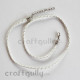 Necklace Cords - Faux Leather - Braided - White