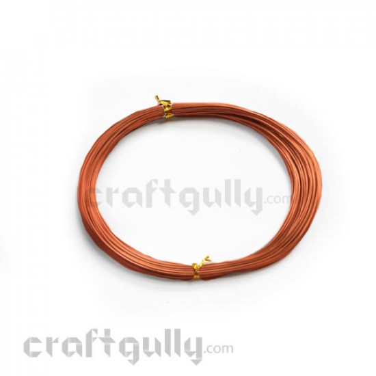 Craft Wire - Aluminium 1mm - Orange