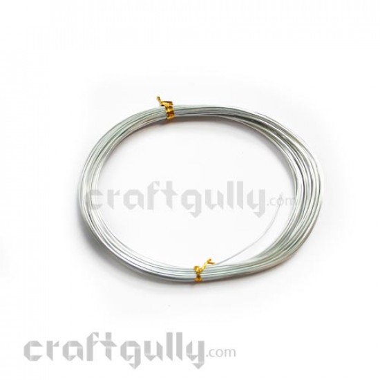 Craft Wire - Aluminium 1mm - Silver - 10m