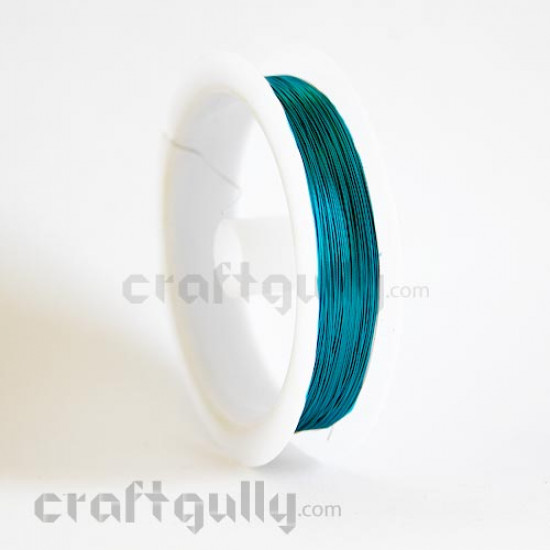 Craft Wire - Copper - Aqua