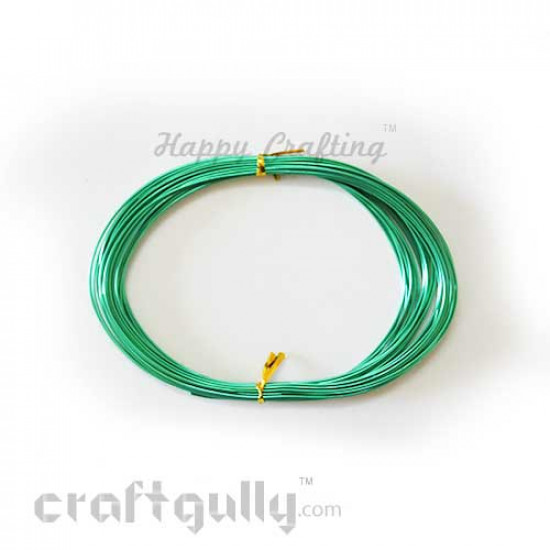 Craft Wire - Aluminium 1mm - Green