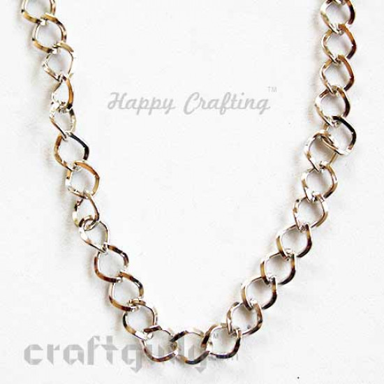 Chains - Rhombus 8mm - Silver Finish - 36 inches