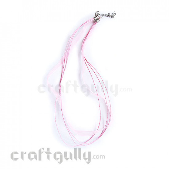 Necklace Cords - Multi Strand - Baby Pink