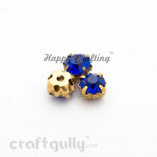 Rhinestone 5mm - Prong Setting - Royal Blue - Pack of 25