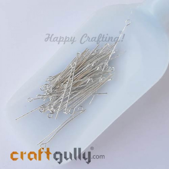 Eye Pins 35mm - Silver Finish - 10gms