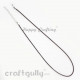 Necklace Cords - Faux Leather - Snake Braid - Dark Brown