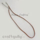 Necklace Cords - Faux Leather - Light Brown