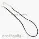Necklace Cords - Faux Leather - Dark Brown