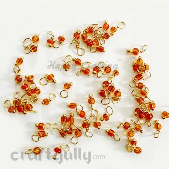 Loreals 2mm - Glass - Orange - 5gms