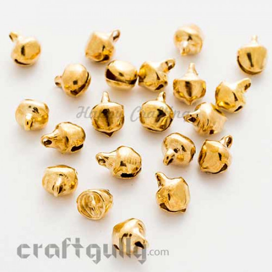 Bells 8mm - Golden - Pack of 30