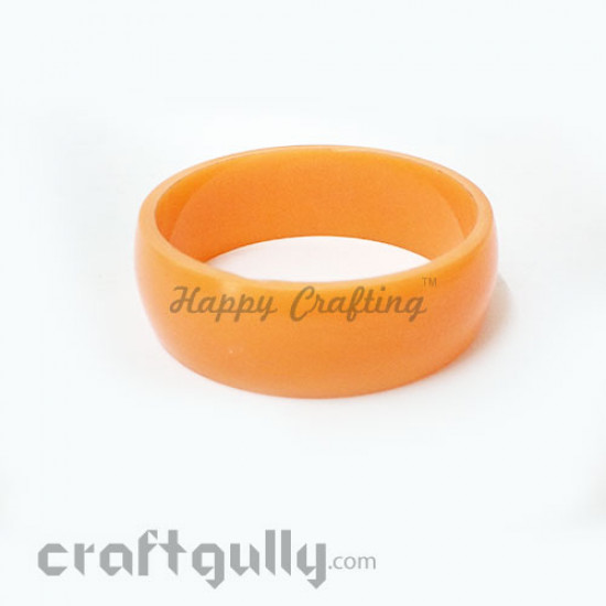 Acrylic Bangles 2.4 - 20mm - Orange - Pack of 1