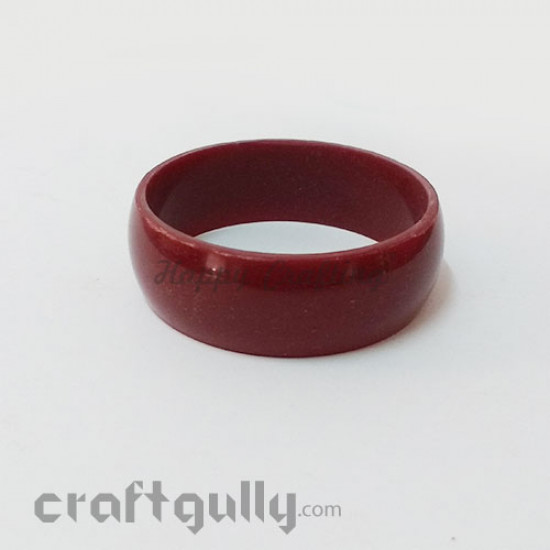 Acrylic Bangles 2.4 - 20mm - Dark Red - Pack of 1