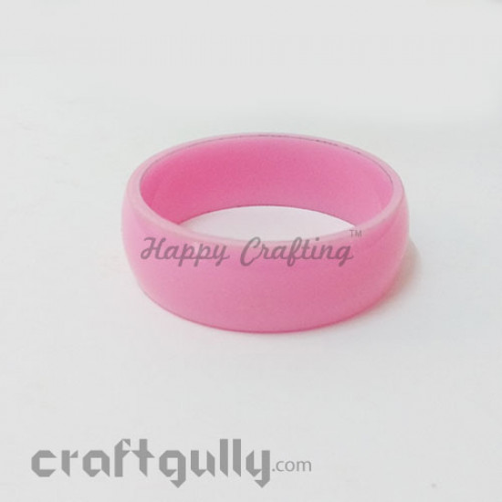 Acrylic Bangles 2.4 - 20mm - Baby Pink - Pack of 1
