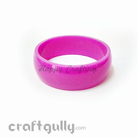 Acrylic Bangles 2.4 - 20mm - Magenta - Pack of 1