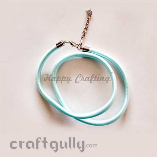 Necklace Cords - Silk Thread - Light Blue - 18 inches