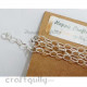 Chains - Oval 7mm - Silver Finish Flat - 36 Inches
