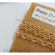 Chains Oval 7mm - Golden Finish Flat - 36 Inches