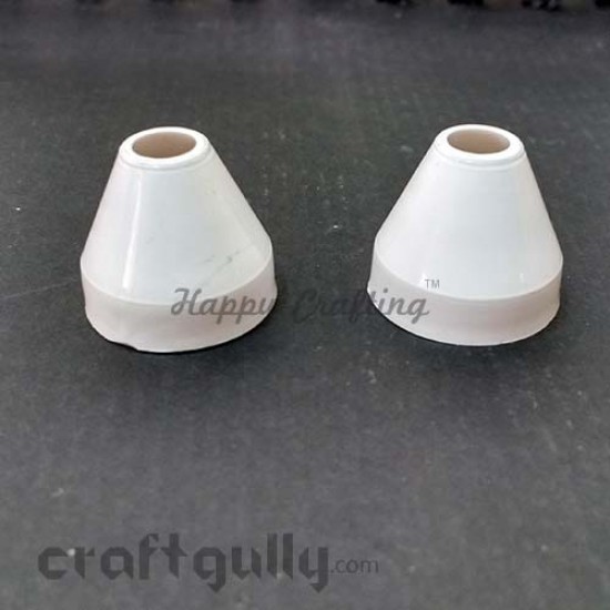 Jhumka Bases - Cone #6 - 25mm - Pack of 2