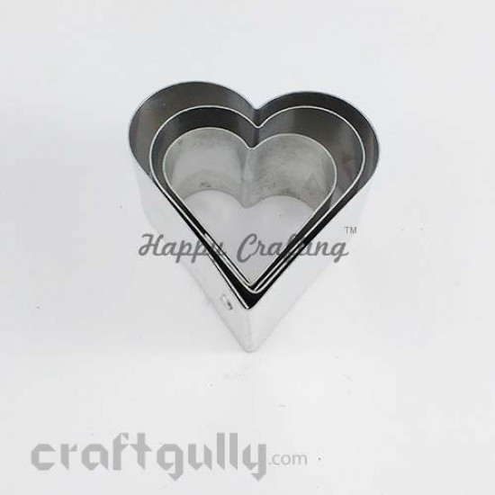 Shape Cutters - Metal - Heart - Set of 3