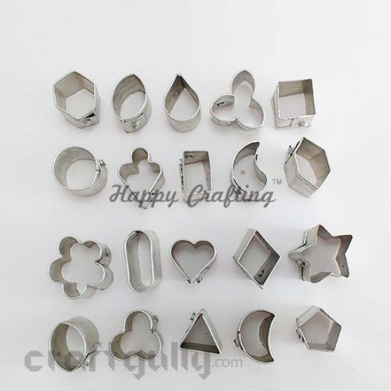Shape Cutters - Metal - Mini - Assorted - Set of 20