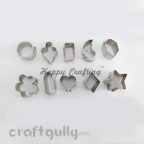 Shape Cutters - Metal - Mini - Assorted - Set of 10 Shape Cutters - Metal - Mini - Assorted - Set of 10