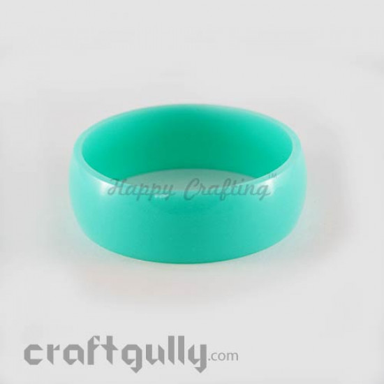 Acrylic Bangles 2.4 - 20mm - Turquoise - Pack of 1